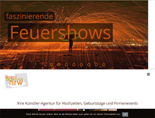 Tablet Screenshot of eventagentur-nrw.de